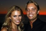 Noordwijk 29 augustus 2008
Nicolette v Dam en vriend Bas Smit bij miljonair summer fair war ze gekozen werd tot most invited person.