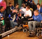 Alphen (Noord- Brabant) 16 September 2007 
Groot Rolhockeytoernooi voor gehandicapten georganiseerd door Target Angels uit Goirle.
Niels Sanders