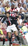 Eindhoven, 23 September 2007 Seizoen 2007/2008 Kompetitewedstrijd PSV-Feyenoord, eindstand 4-0
Nuri Sahin in duel met Edison Mendez