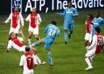 Amsterdam, 30 Januari 2008 Kompetitiewedstrijd AJAX-PSV, eindstand 0-2
Seizoen 2007/2008
Otman Bakkal heeft AJAX de genadeslag toegediend door 0-2 te scoren