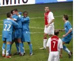 Amsterdam, 30 Januari 2008 Kompetitiewedstrijd AJAX-PSV, eindstand 0-2
Seizoen 2007/2008
Otman Bakkal heeft AJAX de genadeslag toegediend door 0-2 te scoren