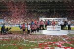 Arnhem, 20 April 2008 Kompetitiewedstrijd Vitesse-PSV, eindstand 0-1 Seizoen 2007/2008
PSV Landskampioen en wordt er dus feest gevierd