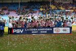 Arnhem, 20 April 2008 Kompetitiewedstrijd Vitesse-PSV, eindstand 0-1 Seizoen 2007/2008
PSV Landskampioen en wordt er dus feest gevierd