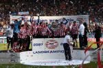 Arnhem, 20 April 2008 Kompetitiewedstrijd Vitesse-PSV, eindstand 0-1 Seizoen 2007/2008
PSV Landskampioen en wordt er dus feest gevierd