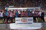 Arnhem, 20 April 2008 Kompetitiewedstrijd Vitesse-PSV, eindstand 0-1 Seizoen 2007/2008
PSV Landskampioen en wordt er dus feest gevierd