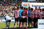 Arnhem, 20 April 2008 Kompetitiewedstrijd Vitesse-PSV, eindstand 0-1 Seizoen 2007/2008
PSV Landskampioen en wordt er dus feest gevierd