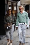 Amsterdam 1 september 2007
Patty Brard met haar verloofde Antoine op de pc hooftstraat in haar smart.