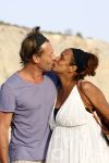 Ibiza 5 juli 2008
Patty Brard met haar verloofde Antoine op het strand vanTropicana op ibiza.