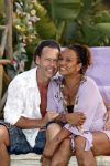 Ibiza 5 juli 2008
Patty Brard met haar verloofde Antoine op het strand vanTropicana op ibiza.
