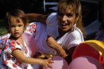 1987 Patty Brard met haar dochter Priscilla Brard