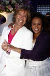 Amsterdam 27 april 2009
Feestje van Gerard Joling voor zijn 49e verjaardag bij cafe het Kalfje. Patty Brard met vriend Antoine
Peter Smulders bv