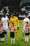 Eindhoven, 12 Maart 2008
UEFA 1/8 finale PSV-Tottenham Hotspur FC, eindstand 0-1
PSV wint na verlenging en straschoppen met 6-5 en gaat door naar de 1/4 FinalePaul Robinson met naast hem Ledley King en Robbie Keane