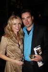 Amsterdam 28 januari 2008
Modeshow van oa Simone v Trojen op de amsterdam fashion week. Simone met Paul Schulten