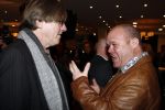 Bussum 24 januari 2008
Omroepman van het jaar verkiezing bij Jan Tabak. Paul de Leeuw en Bert v d Veer