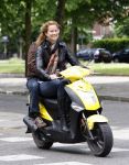 Amsterdam 18 mei 2008
Leco v Zadelhoff viert zijn 40e verjaardag met zijn vrienden in het hilton en ze maken een scooter rally door Amsterdam. 
Paulien Huizinga