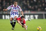 Eindhoven, 27 Februari 2009 Kompetitiewedstrijd PSV-SC Heerenveen.
Eindstand 2-3
Paulo Henrique in duel met Nordin Amrabat
Foto Peter Smulders BV