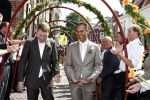 Naarden 29 augustus 2008
Peter Rehwinkel en Michel Zeegelaar trouwen in het gemeentehuis van Naarden waar Peter Burgemeester is.