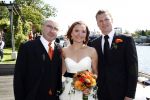 Leiden 23 augustus 2008
De dochter van Phil Collins Joeley Joely Collins trouwt met haar Nederlandse man Stefan Buitelaar. Na het huwelijk gaan ze met boot varen.
Peter Smulders bv