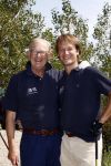 Zandvoort 16 augustus 2008
Pieter v Vollenhoven bij golfwedstrijd van KLM open op de golfbaan in zandvoort. Pieter v Vollenhoven met Frank Houben