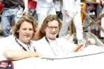 Brescia 15 mei 2008
Start van de Mille Miglia in Brescia. State of art rijdt met 2 porsches mee. Prins Bernhard jr met Menno der Jong. Menno is een vriend en compagnon van Prins Bernhard jr
