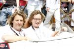 Brescia 15 mei 2008
Start van de Mille Miglia in Brescia. State of art rijdt met 2 porsches mee. Prins Bernhard jr met Menno der Jong. Menno is een vriend en compagnon van Prins Bernhard jr