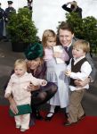 Den Haag 20 oktober 2007
Dop prinses Ariane. Prinses Laurentien Prins Constantijn met hun kinderen Eloise Claus Casimir en Leonore.