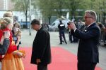 Utrecht 28 april 2009
Pieter v Vollenhoven viert zijn 70e verjaardag in het Beatrix theater in Utrecht. Prinses Laurent van belgie met zijn vrouw Prinses Claire
Peter Smulders bv