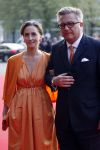 Utrecht 28 april 2009
Pieter v Vollenhoven viert zijn 70e verjaardag in het Beatrix theater in Utrecht. Prinses Laurent van belgie met zijn vrouw Prinses Claire
Peter Smulders bv
