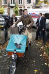 Amsterdam 3 november 2007
Prins Maurits en Prinses Marilene bij La Luz voor Make a Different day. Ze kwamen met de bakfiets.