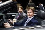 Amsterdam 31 maart 2009
Prins Pieter Christiaan en Prins Floris in audi a5 cabrio op de auto Rai.
Peter Smulders bv