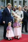 Den Haag 20 oktober 2007
Doop prinses Ariane. Prins Willem Alexander Maxima Ariana Alexia en Amalia.