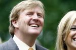 Wassenaar 31 mei 2008
Prinses Maxima en Prins Willem Alexander openen de beeldentuin bij het stadhuis van Wassenaar.