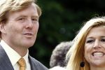 Wassenaar 31 mei 2008
Prinses Maxima en Prins Willem Alexander openen de beeldentuin bij het stadhuis van Wassenaar.