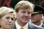 Wassenaar 31 mei 2008
Prinses Maxima en Prins Willem Alexander openen de beeldentuin bij het stadhuis van Wassenaar.