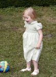 Wassenaar 11 juli 2008
Foto uurtje met prinses Maxima Prins Willem Alexander  en hun dochters Prinses Amalia Prinses Alexia en Prinses Ariane . 
Ze komen aanrijden in bakfiets.
