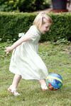 Wassenaar 11 juli 2008
Foto uurtje met prinses Maxima Prins Willem Alexander  en hun dochters Prinses Amalia Prinses Alexia en Prinses Ariane . 
Ze komen aanrijden in bakfiets.