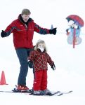 Lech 10 februari 2008
Fotosessie Koninklijke familie. 
Prinses Amalia met Prins Willem Alexander