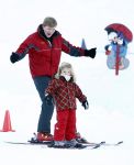 Lech 10 februari 2008
Fotosessie Koninklijke familie. 
Prinses Amalia met Prins Willem Alexander