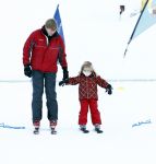 Lech 10 februari 2008
Fotosessie Koninklijke familie. 
Prinses Amalia met PrinsWillem Alexander