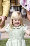 Wassenaar 11 juli 2008
Foto uurtje met prinses Maxima Prins Willem Alexander  en hun dochters Prinses Amalia Prinses Alexia en Prinses Ariane . 
Ze komen aanrijden in bakfiets.