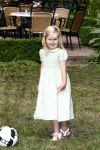 Wassenaar 11 juli 2008
Foto uurtje met prinses Maxima Prins Willem Alexander  en hun dochters Prinses Amalia Prinses Alexia en Prinses Ariane . 
Ze komen aanrijden in bakfiets.