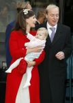 Den Haag 20 oktober 2007
Doop prinses Ariane . Prinses Anita v Vollenhoven met dochter Emma en Prins Carlos