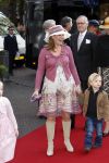 Den Haag 20 oktober 2007
Doop prinses Ariane . Een zwangere Prinse Annette met Isabelle en Sam