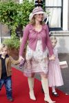 Den Haag 20 oktober 2007
Doop prinses Ariane . Een zwangere prinses Annette met haar kinderen Isabelle en Sam