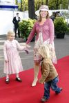Den Haag 20 oktober 2007
Doop prinses Ariane . een zwangere prinses Annette met Isabelle en Sam