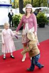 Den Haag 20 oktober 2007
Doop prinses Ariane . een zwangere prinses Annette met Isabelle en Sam