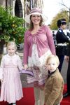 Den Haag 20 oktober 2007
Doop prinses Ariane . een zwangere prinses Annette met Isabelle en Sam