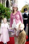 Den Haag 20 oktober 2007
Doop prinses Ariane . een zwangere prinses Annette met Isabelle en Sam