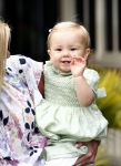 Wassenaar 11 juli 2008
Foto uurtje met prinses Maxima Prins Willem Alexander  en hun dochters Prinses Amalia Prinses Alexia en Prinses Ariane . 
Ze komen aanrijden in bakfiets.