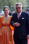 Utrecht 28 april 2009
Pieter v Vollenhoven viert zijn 70e verjaardag in het Beatrix theater in Utrecht. Prinses Laurent van belgie met zijn vrouw Prinses Claire
Peter Smulders bv